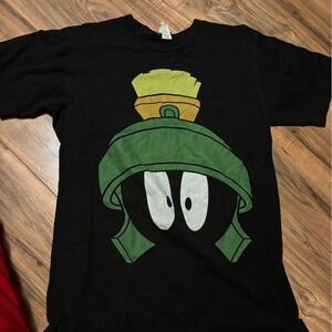 chic Black Tee with Lime Green Graphic